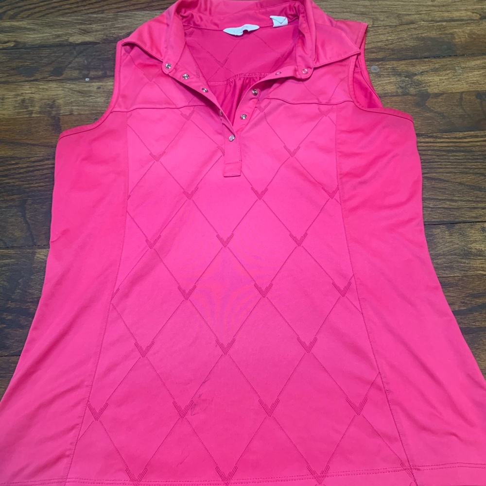 Callaway Golf Shirt Size Medium Pink